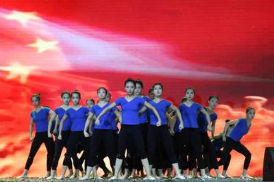 广西战国艺术培训学校举行2021级新生开学典礼暨校园文化艺术节