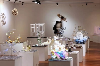 新余学院艺术学院举办立体构成课程作品展